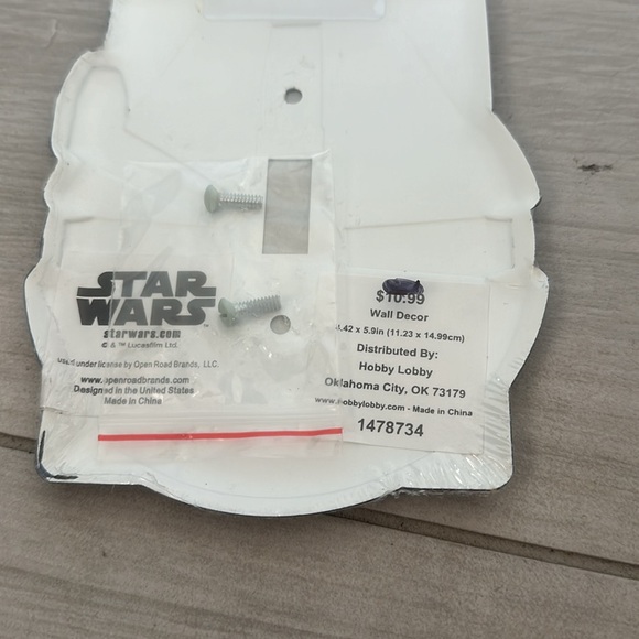 Star wars backpack and Wall decor bundle - Picture 3 of 5